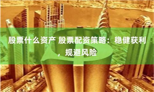 股票什么資產 股票配資策略：穩健獲利，規避風險